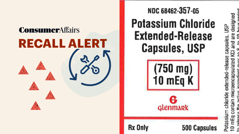 Urgent withdrawal of two potassium chloride drugs